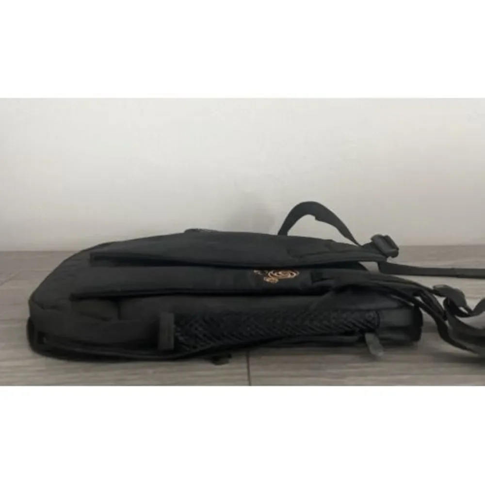 Disney Quest Black‎ Backpack Medium Mickey NWOT